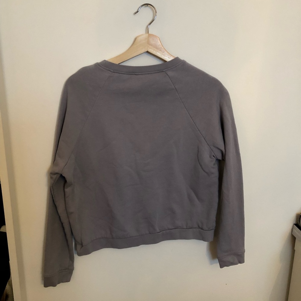| Lavender Ruffle Sweatshirt | - Picture 4 of 4